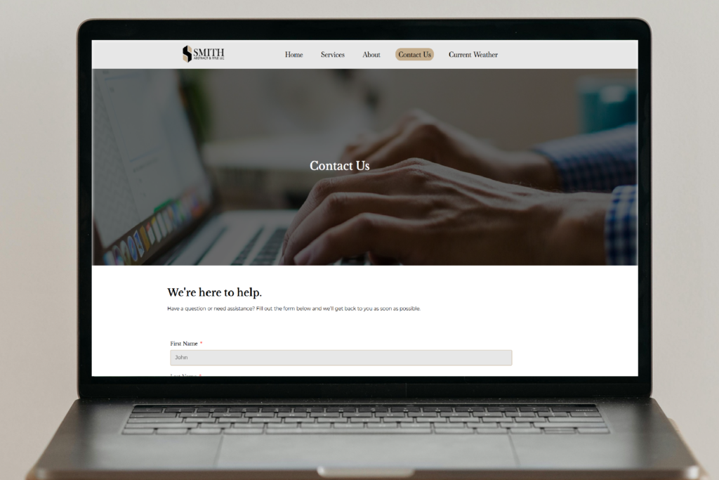 Contact Us Preview